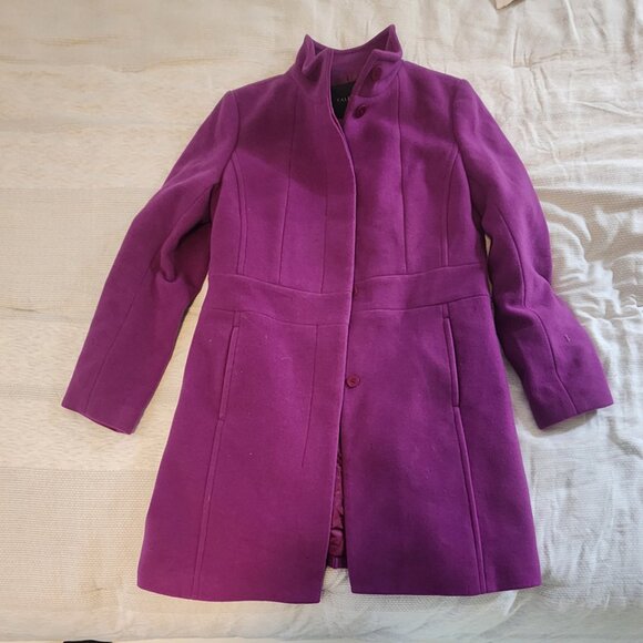Talbots Jackets & Blazers - TALBOTS Women's Plum Wool Coat | GREAT CONDITION - Size 10